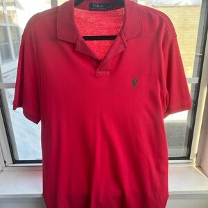 Ralph Lauren Men's Classic Red Polo Shirt